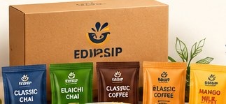 EDISIP gift box with five premix sachets